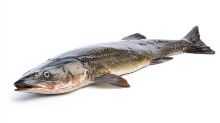 Fototapeta premium Fish market isolated on white background