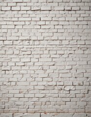 Fototapeta premium Weathered white brick, uneven surface, grunge effect, rough surface, aged brick