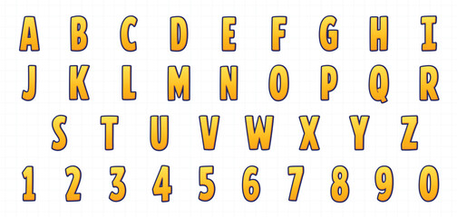 text effect style letter design vector