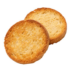 A brown loaf of fresh, baked wheat bread is isolated on a clean white background, suggesting a healthy and nutritious meal or snack