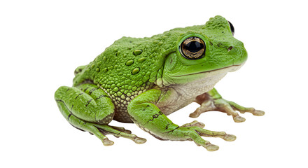 Obraz premium Vietnamese Mossy Frog Camouflaged on Rock