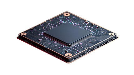 Where Intelligence Begins: A High-Resolution Image of an AI Chip