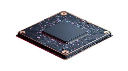 Where Intelligence Begins: A High-Resolution Image of an AI Chip