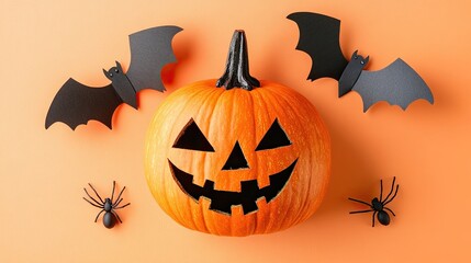 Fototapeta premium Halloween Pumpkin Decor.