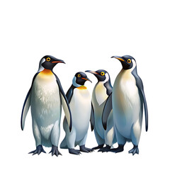Obraz premium Emperor Penguins: Majestic Antarctic Birds - Wildlife Photography