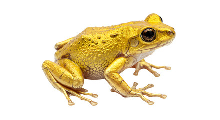 Obraz premium Zetek’s Golden Frog Perched on Mossy Rock