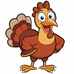 cartoon chicken with a chicken