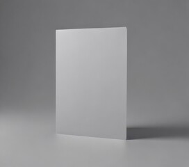 Fototapeta premium Grey background, blank brochure mockup ready for design , stationery, branding, brochure design