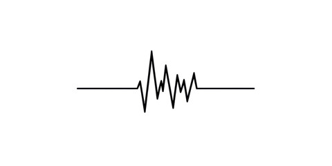 Simple heartbeat graphic