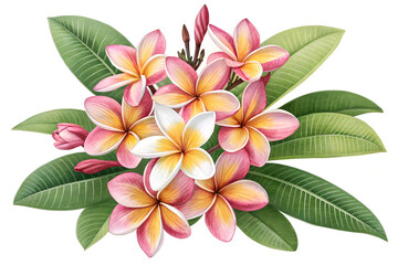  flower isolated on white