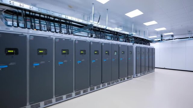 rack servers in a row