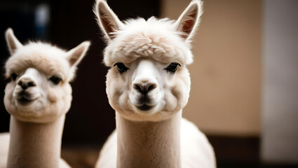 Obraz premium Llama blanca