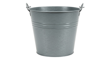 Isolated Metal Bucket