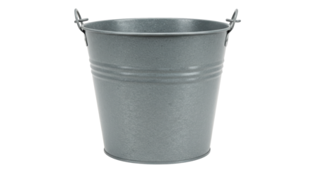 Isolated Metal Bucket