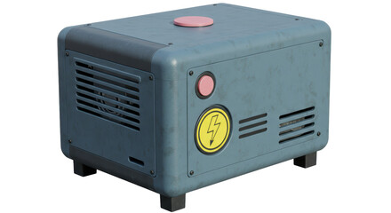 Fototapeta premium Isolated Power Generator