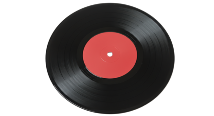 Isolated Vinyl Record