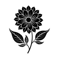 a simple line drawing of a howling wolf silhouette vector art