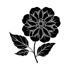 a simple line drawing of a howling wolf silhouette vector art