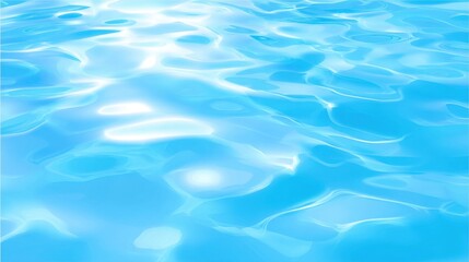 Obraz premium Serene blue water rippling, tranquil aquatic scene with soft reflections, ideal for relaxation or mindfulness themes.