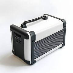 Portable Power Station with White Background.