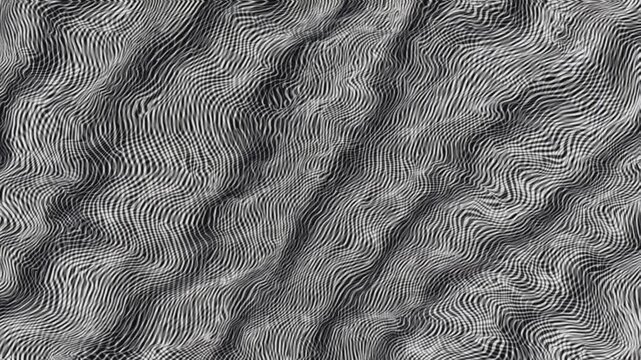 Abstract close-up of a rippled textured surface creating a pattern of parallel waves. The intricate design and subtle shades invite the imagination to wander