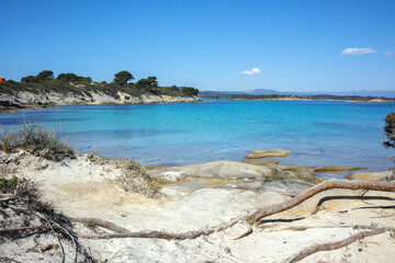 Sithonia coastline near Karydi Beach, Chalkidiki, Greece