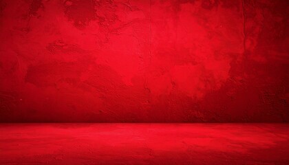 Obraz premium red wall and floor background