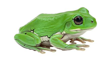 Isolated Green Tree Frog