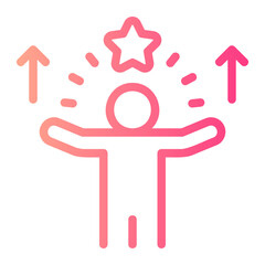 confidence gradient icon