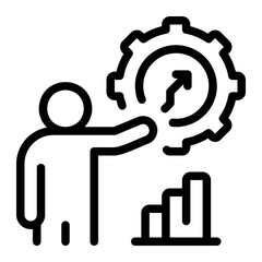 productivity line icon