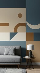 home wallpaper for walls cover design for sheets geometric pattern texture abstract illustration vector banner digital art expression beauty background wallpaper concept