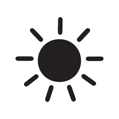 Sunshine Summer Vector Silhouette