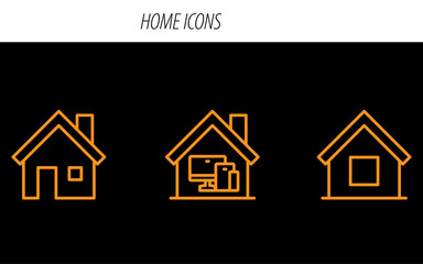 Home Icon Logo, Real Estate Home Symbol, Minimalist House Icon, Modern Home Logo, Abstract Home Design, Property Logo Icon, Residential Building Emblem, Simple House Logo, Roof and Home Symbol, Home C