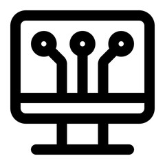 digitalization icon for illustration