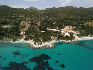 Plaża siarkowa Xigia - Zakynthos -Grecja - zdjęcia zrobione dronem © Konrad