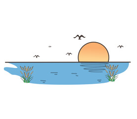 easter eggs in the grass