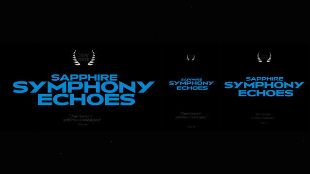 Cinematic Film Title Card, Movie Poster Typography Overlay 37 | Fully Modular Editable Layouts & Easy Text Animator Control to Create Custom Text Animations Without KeyFrames 