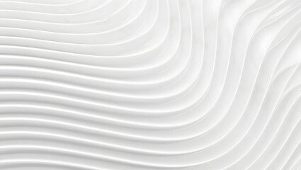 Obraz premium Abstract White Wave Pattern