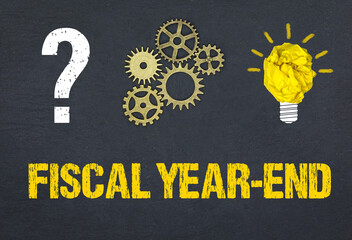 Obraz premium Fiscal Year-End 