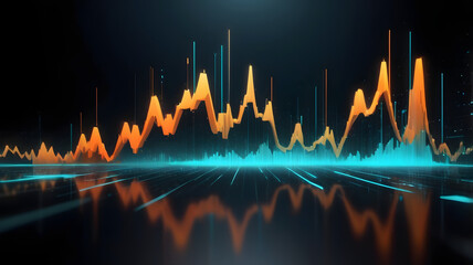 heart beat on monitor