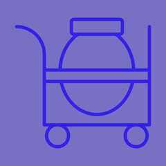 Cement Mixer icon design