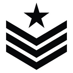 Military symbol icon image, vector illustration design