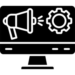 Marketing Automation Icon Vector Element