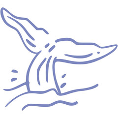 Obraz premium Whimsical coastal hand drawn vector illustrations