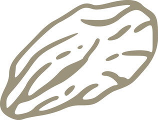 Whimsical coastal hand drawn vector illustrations