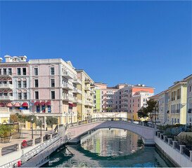 Qanat Qatiye, a Venice-like neighborhood in Doha