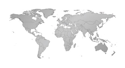 Naklejka premium world map sketch vector art simple and detailed