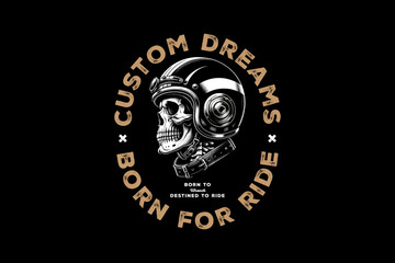 Fototapeta premium graphic tee design streetwear style modern tee design template