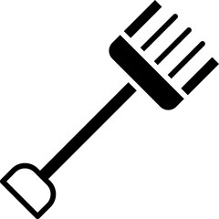 Rake Icon Vector Element