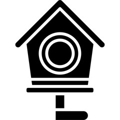 Birdhouse Icon Vector Element
